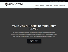 Tablet Screenshot of homcontechnologies.com